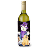 Golden Retriever Wine Bottle Beverage Insulator Beverage Insulator Hugger Ss8954Literk
