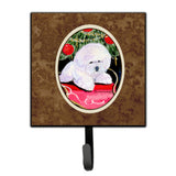 Caroline'S Treasures Ss8957Sh4 Christmas Tree With Bichon Frise Leash Holder Or Key Hook, Small, Multicolor