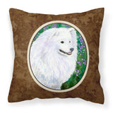 Caroline'S Treasures Ss8965Pw1414 American Eskimo Decorative Canvas Fabric Pillow, Large, Multicolor