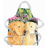 Caroline'S Treasures Ss8974Apron Golden Retriever Apron, Large, Multicolor