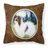Caroline'S Treasures Ss8975Pw1414 Papillon Decorative Canvas Fabric Pillow, Large, Multicolor
