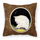 Caroline'S Treasures Ss8992Pw1414 French Bulldog Decorative Canvas Fabric Pillow, Large, Multicolor