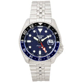 Seiko 5 Sports Blueberry Gmt Skx Re-Interpretation Automatic Ssk003 Ssk003K1 Ssk003K 100M MenS Watch