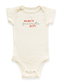 Mama's Favorite Gift Organic Baby Bodysuit