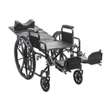 Silver Sport Full-Reclining Wheelchair, Desk Arms, 20 Seat