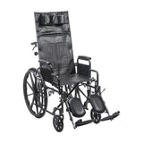 Silver Sport Full-Reclining Wheelchair, Desk Arms, 20 Seat
