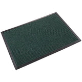 Super-Soaker Rubber-Border 3'x10' Forest Green Scraper/Wiper Mat