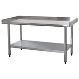 Sportsman Series Upturned Edge Stainless Steel Work Table 24 X 48 Inches