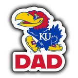 Kansas Jayhawks Proud Dad Die Cut Decal 2-Pack