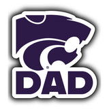 Kansas State Wildcats Proud Dad Die Cut Decal 2-Pack