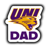 Northern Iowa Panthers Proud Dad Die Cut Decal 2-Pack