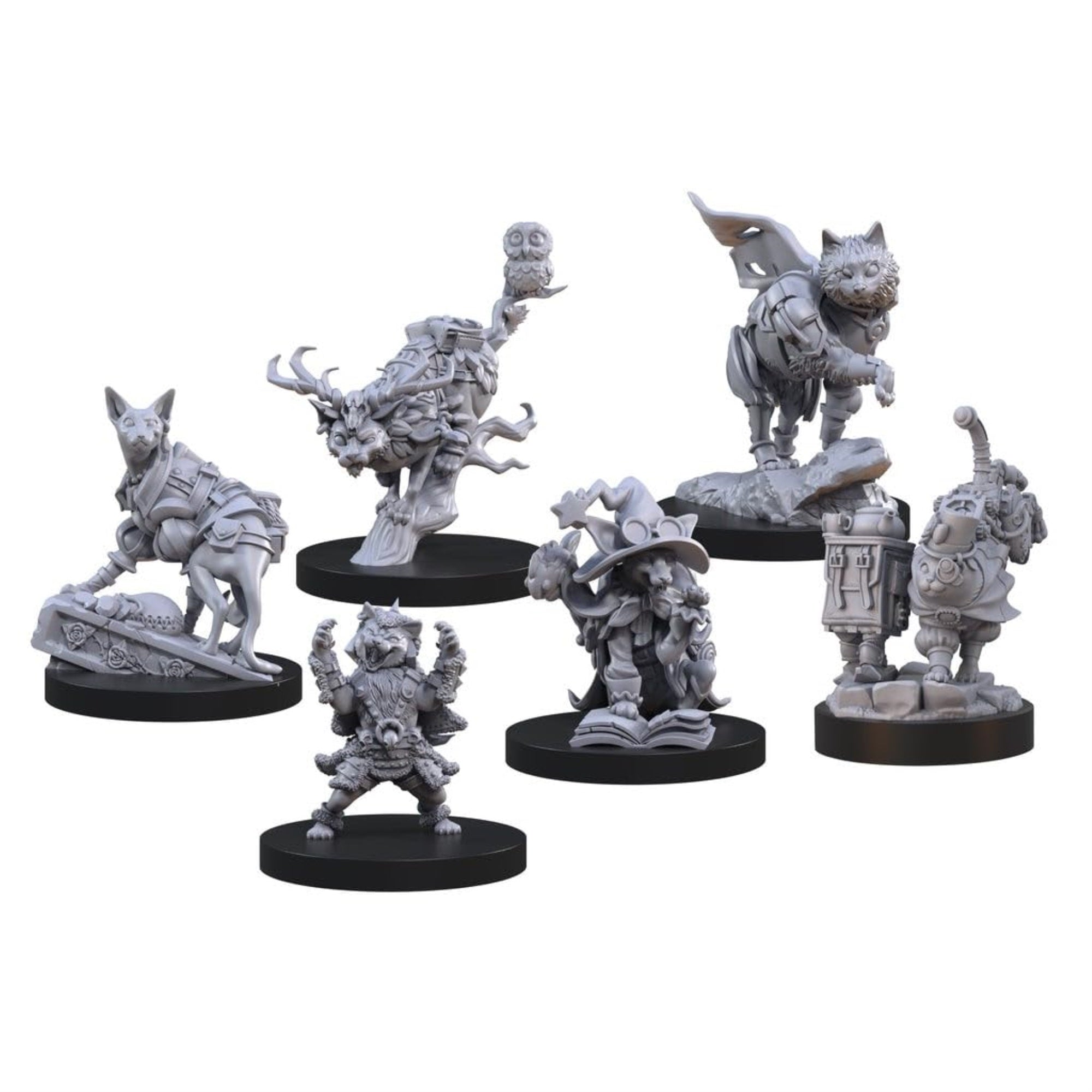 Animal Adventures: Cats Of The Faraway Sea Roleplaying Miniatures 5E Compatible