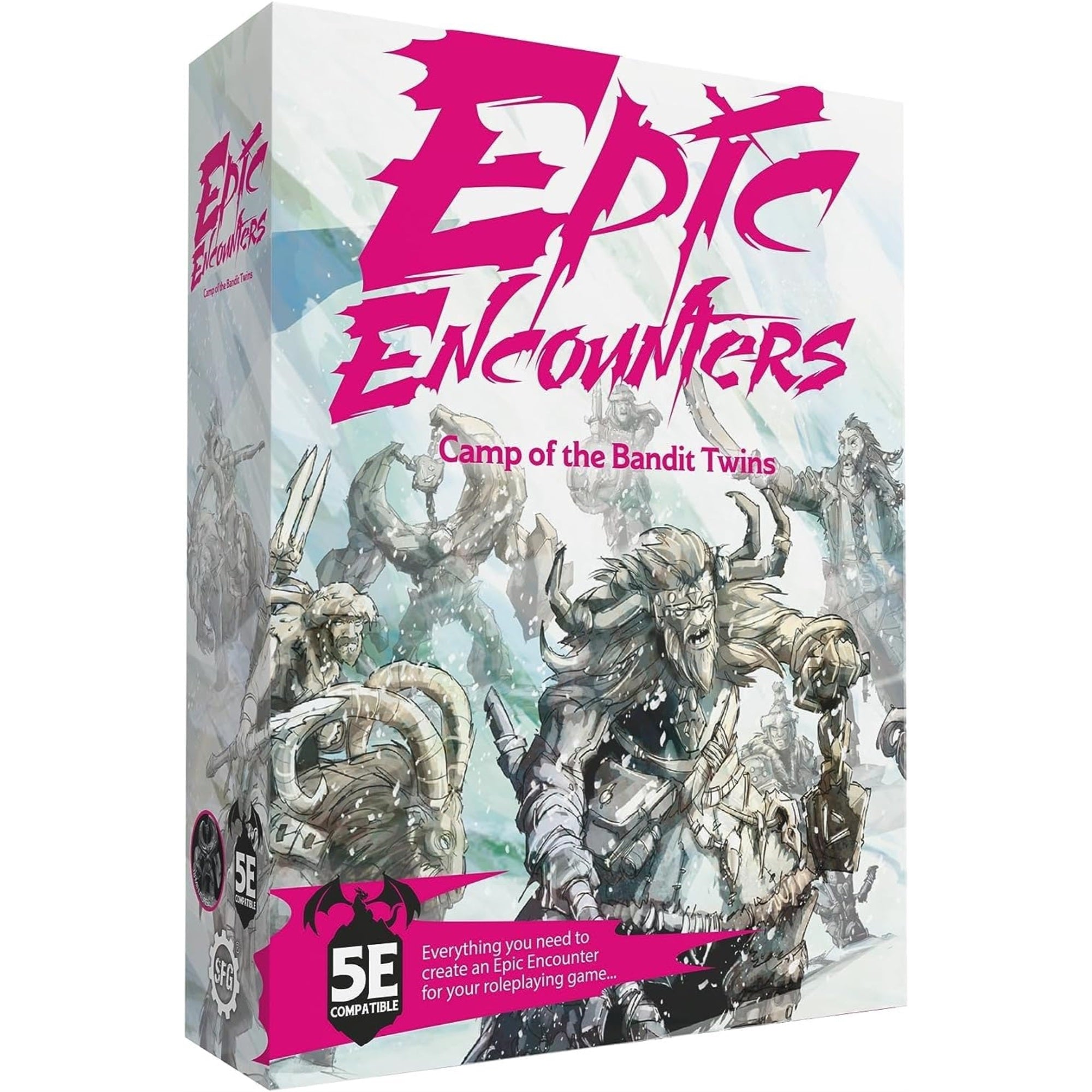 Epic Encounters: Camp Of The Bandit Twins - Board Game By Steamforged Games - 2+ Players - 120-180 Minutes Of Gameplay - Games F