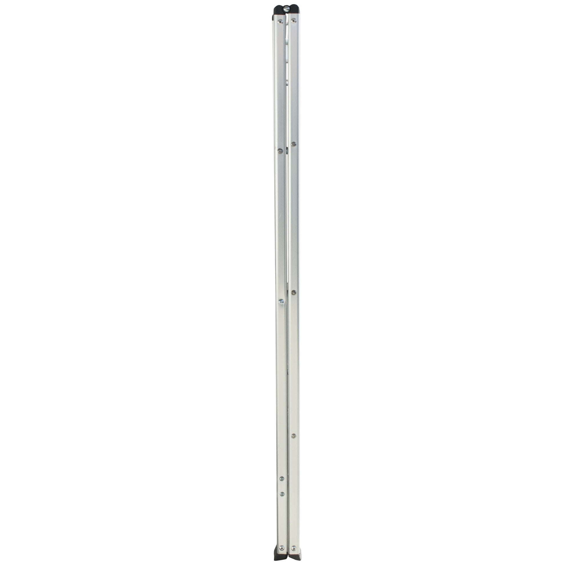 Amerihome Ultra Slim Aluminum Three Step Folding Utility Step Ladder