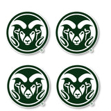 Colorado State Rams 2-Inch Vinyl Mascot Decal Sticker 4-Pack