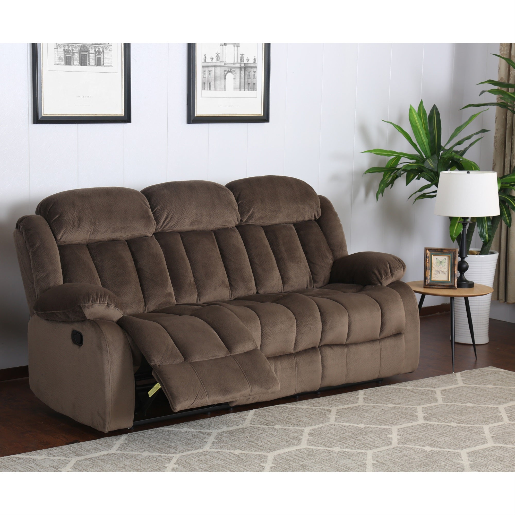 Sunset Trading Teddy Bear Reclining Sofa