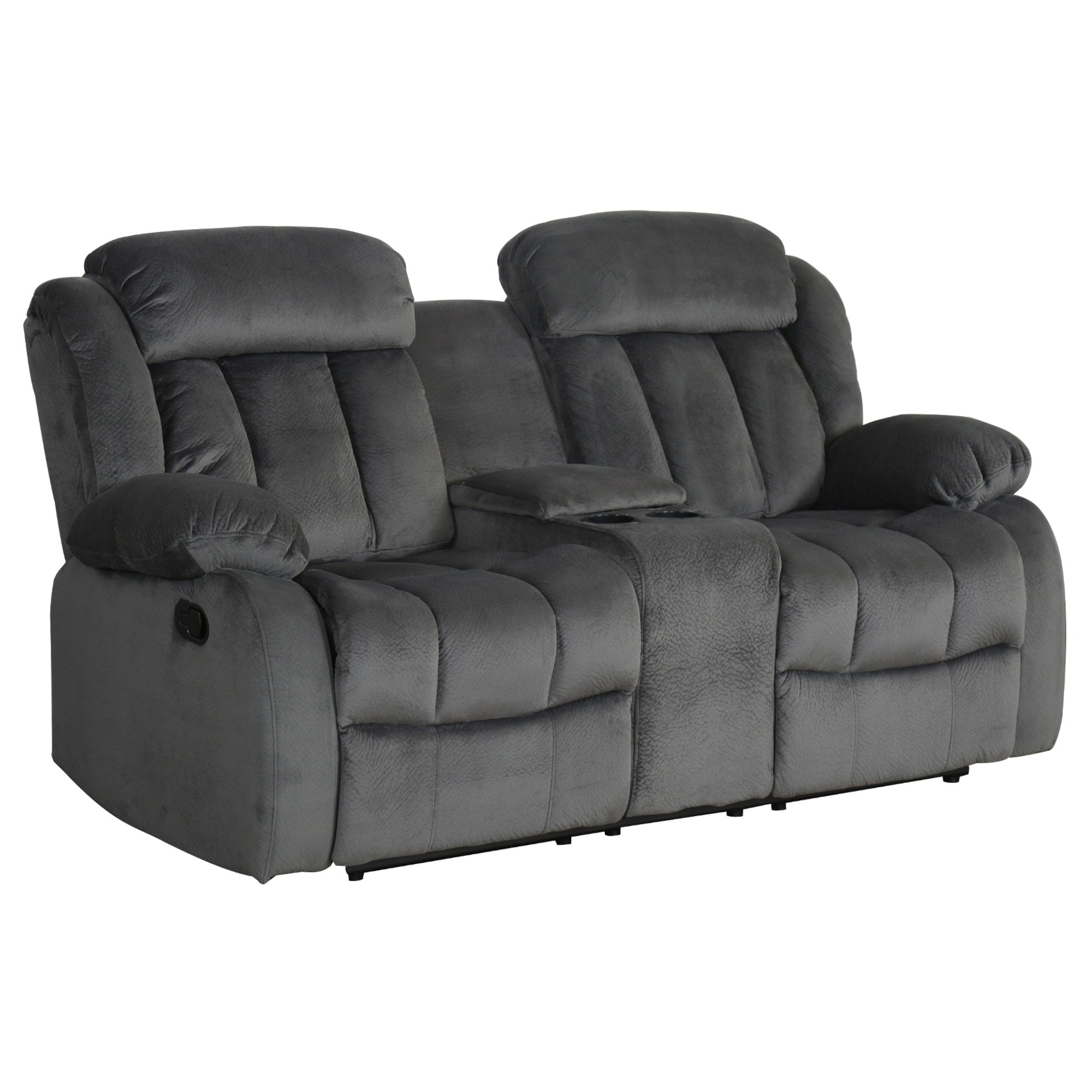 Sunset Trading Madison Reclining Loveseat With Console