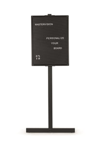 Letter Board Stand, 18X 24, Aluminum Frame, Black