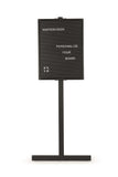 Letter Board Stand, 18X 24, Aluminum Frame, Black