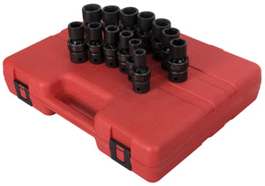 1/2'' Metric Univ Imp Sckt 13Pc