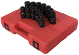 1/2'' Metric Univ Imp Sckt 13Pc