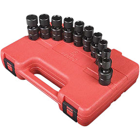 10 Pc. 3/8'' Drive Metric Universal Impact Socket Set
