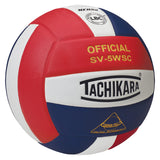 Tachikara Sv5Wsc Sensi-Tec Composite Volleyball (Red, Wht, Navy)