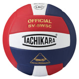 Tachikara Sv5Wsc Sensi-Tec Composite Volleyball (Red, Wht, Navy)