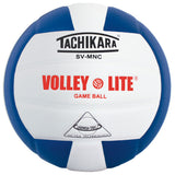Tachikara Svmnc Volley-Lite Training Volleyball (Royal Blue, White)