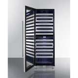Commercially Approved Dual Zone Wine Cellar For Built-In Or Freestanding Use With Seamless Stainless Steel Door And Full-Extensi