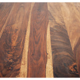 Dining Table 63 X 35 With Rosewood Top And Metal Legs, Seats 4 To 6