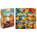 Synapses Games: Pyramido - Tile & Worker Placement Game, Build Your Pyramid Brick By Brick, Family Game Night, For 2-4 Players,