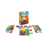 Synapses Games: Pyramido - Tile & Worker Placement Game, Build Your Pyramid Brick By Brick, Family Game Night, For 2-4 Players,