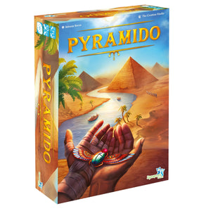 Synapses Games: Pyramido - Tile & Worker Placement Game, Build Your Pyramid Brick By Brick, Family Game Night, For 2-4 Players,