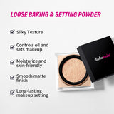 Lakerain Loose Baking Setting Powder Oil Control Natural Matte Finish Long Lasting Makeup Setting Powder Korean Cosmetic 4colors