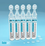 Shusher Care Saline Ampoules – Sterile Single-Use Saline Solution for Nasal, Wound & Piercing Care - 20 Count
