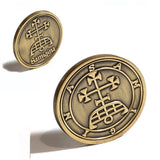 Samigina Demon Sigil Coin - Ars Goetia Marquis Seal