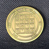 First Pentacle of Saturn Coin - 72 Names of God