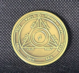 Fourth Pentacle of Saturn Coin - 72 Names of God
