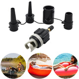 Air Valve Pump Connector with Air Valve Nozzles Paddleboard Pump Adapter for Inflatable Boat Stand-Up Paddleboard Bed