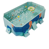 Outdoor Swimming Pool Foldable Big Capacity Non-Inflatable Family Pool Thickened Wear-Resistant for Summer Water Party Fun in the Sun
