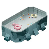 Outdoor Swimming Pool Foldable Big Capacity Non-Inflatable Family Pool Thickened Wear-Resistant for Summer Water Party Fun in the Sun