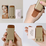 Skin Tint Foundation Stick Moisturizing & Non-Sticky Concealer Base Foundation Boosted Smooth Makeup Stick Woman Cosmetics