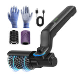 Built-in 4000mAh Rechargeable Battery with 3 Adjustable Speed Modes. The Rotating Cleaning Head Delivers Powerful Scrubbing Force to Remove Burnt Grease, Charred Residue and Food Debris on Grills Without Strenuous Manual Brus
