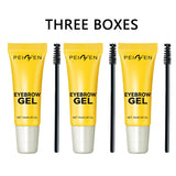 Clear Eyebrow Gel 3PCS Set, Strong Hold Waterproof Brow Shaping Gel, Natural Fuller Brows Makeup, Flake-Free Brow Lamination