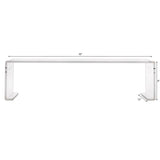 Acrylic Shoe Shelf
