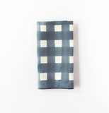 Blue Cross-Hatch Napkins