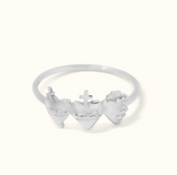 Holy Family Hearts® Ring in Sterling Silver