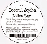 Coconut Jojoba Lotion Bar - Organic Coconut & Jojoba Oil for Soft, Supple Skin