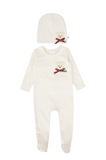 Bear footie - cotton